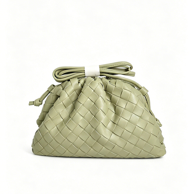 Textured Woven Handheld Clutch Bowlift