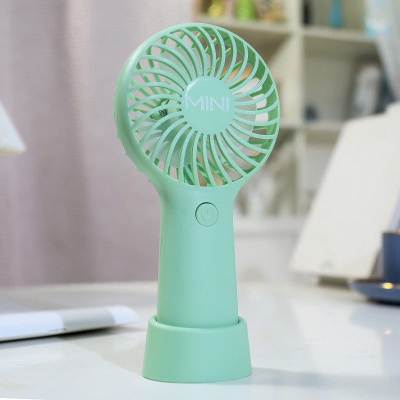 Ladies Portable Mini Handheld Fan with Ergonomic Grip Bowlift