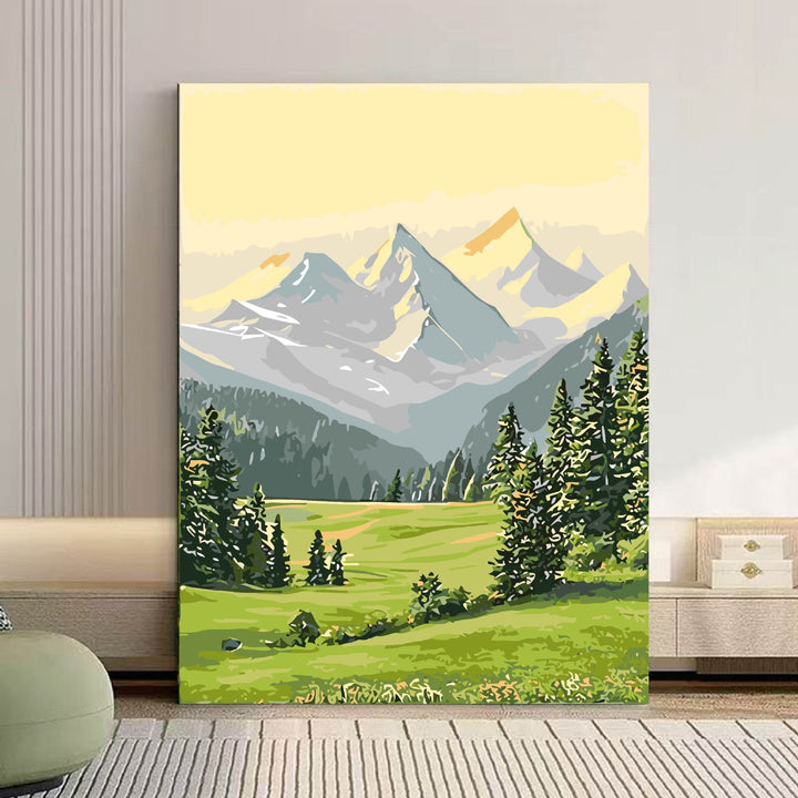 Scenic Mountain Landscape Canvas Art Bowlift 1785768018