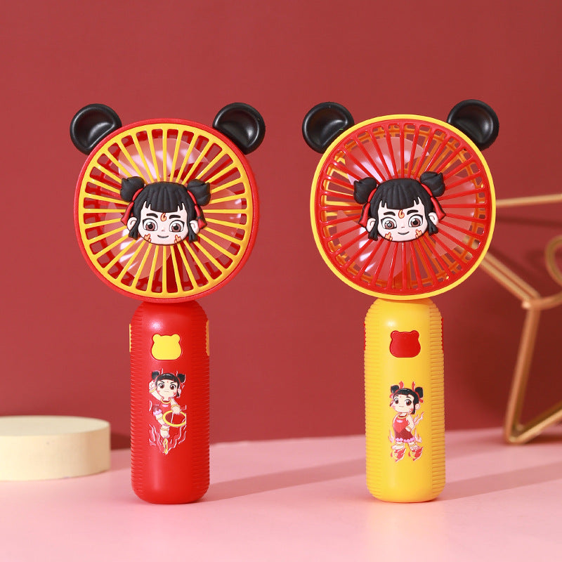 Women's Hand Fan with Cartoon Design Bowlift