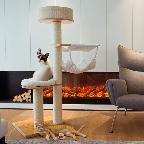High-quality cat tree with multifunctional resting areas Bowlift
