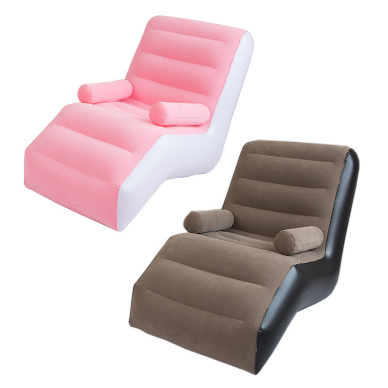 Women's Inflatable Comfort Lounge with Ergonomic Armrests Bowlift