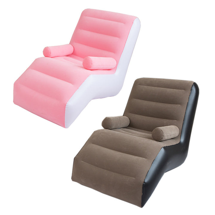 Women's Inflatable Comfort Lounge with Ergonomic Armrests Bowlift
