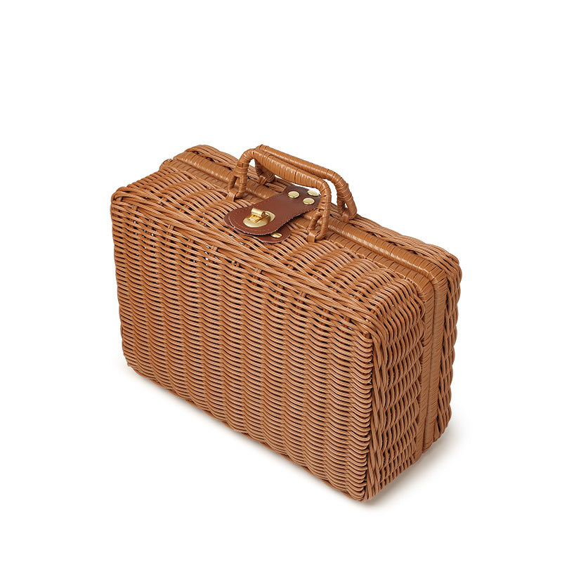 Chic Woven Storage Handbag Bowlift