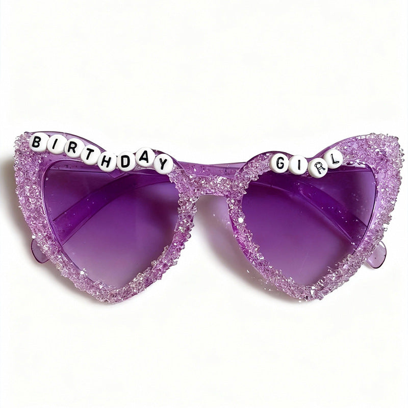 Heart-Shaped Celebration Sunglasses Bowlift