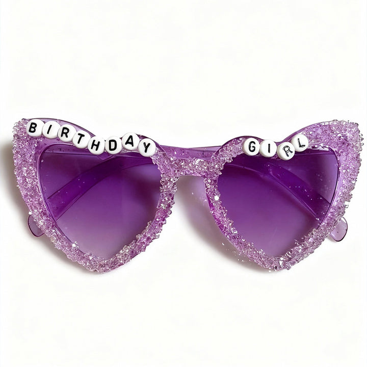 Heart-Shaped Celebration Sunglasses Bowlift
