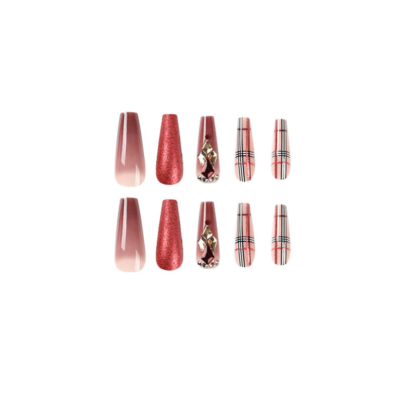 Glamorous stiletto nails with extravagant design and glitter accents Bowlift