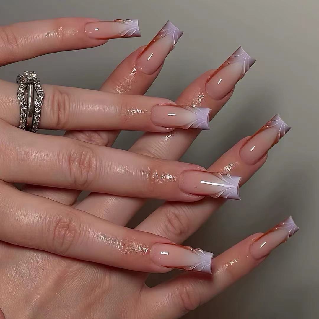 Elegant Sculpted Press-On Nail Extensions Bowlift