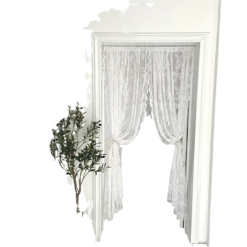 Elegant Lace Window Drapery
