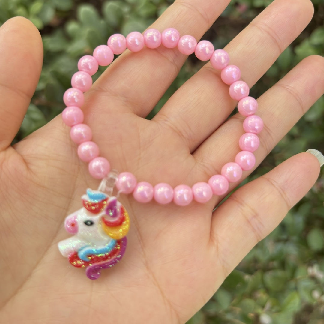 Cute bracelet with elephant charm Made of glass Bowlift