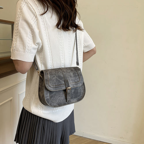 Vintage-Inspired Crossbody Satchel Bowlift