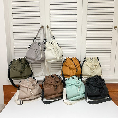 Fashionable Weekend Bag In Practical Drawstring Design Bowlift
