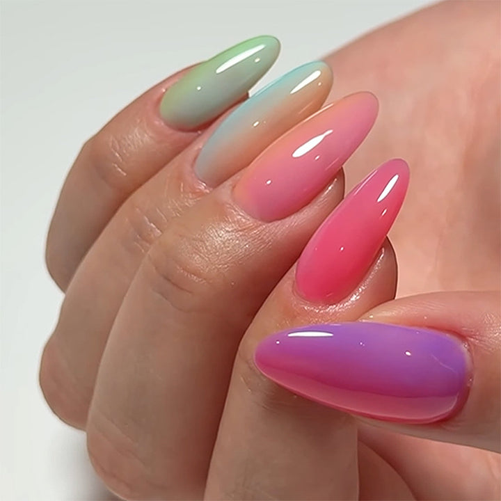 Artistic Long-Lasting Press-On Nail Collection Bowlift