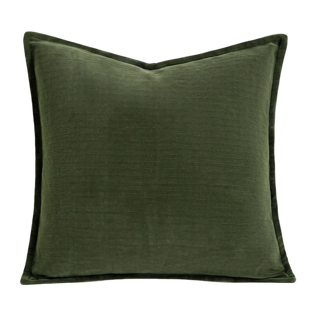 Decorative cushion with textured fabric