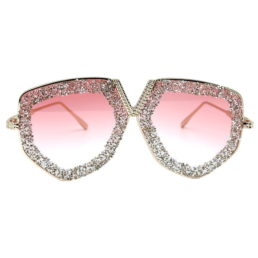 Ladies fashionable sunglasses with sparkling frame and elegant shape Bowlift