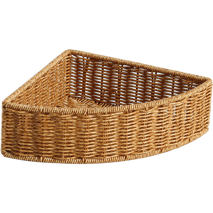 Unisex Triangular Storage Basket made of Woven Material Bowlift
