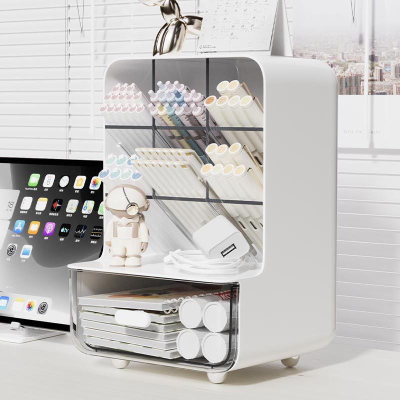 Desk Organizer with Multi-Compartment Storage Bowlift