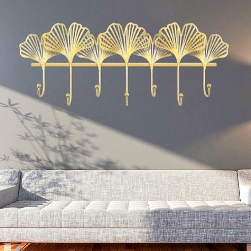 Decorative Leaf Wall Hook Rack Bowlift