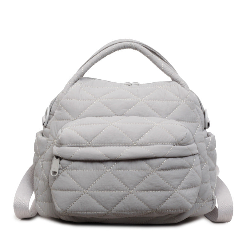 Quilted Multi-Pocket Travel Bag Bowlift