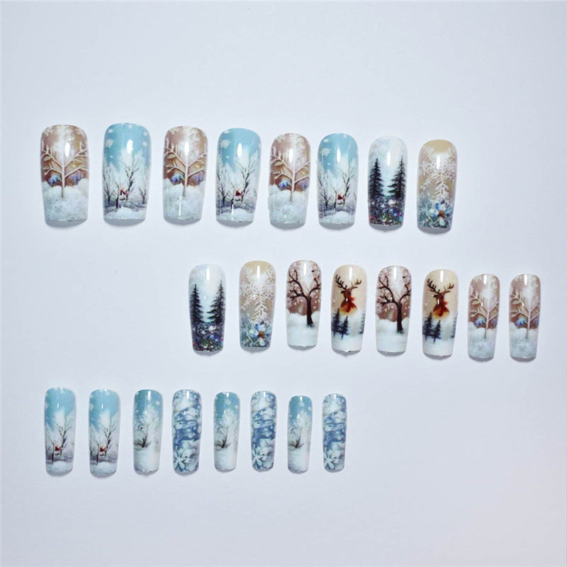 Festive Holiday Nail Art Bowlift