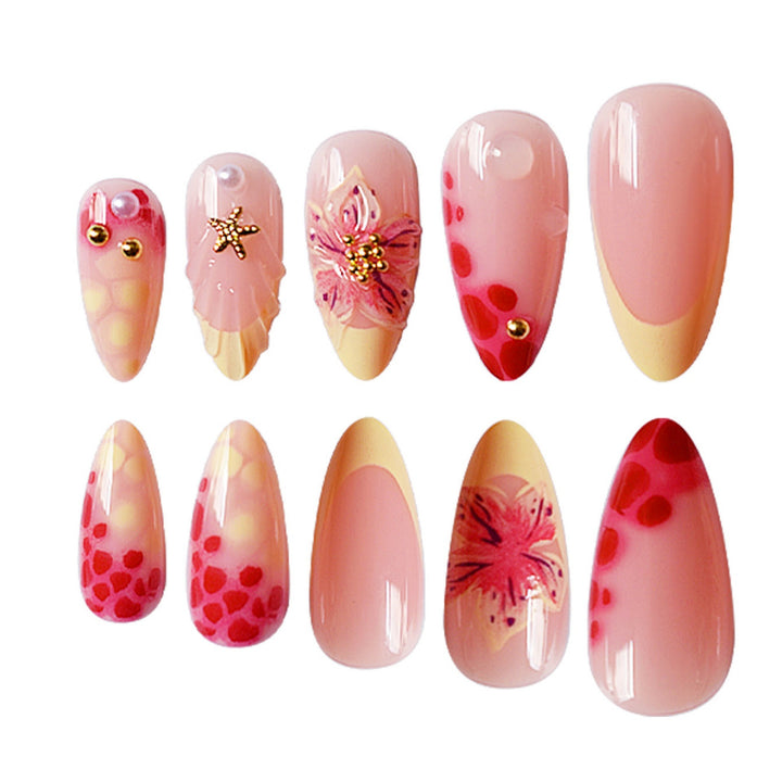 Artistic Floral Nail Art Extensions Bowlift 1787913534
