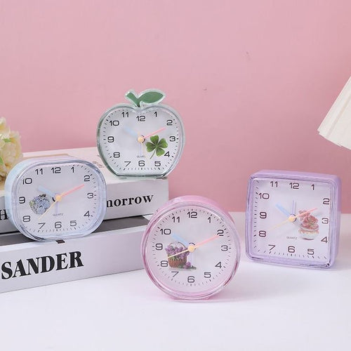 Funny desk clock in apple design Bowlift