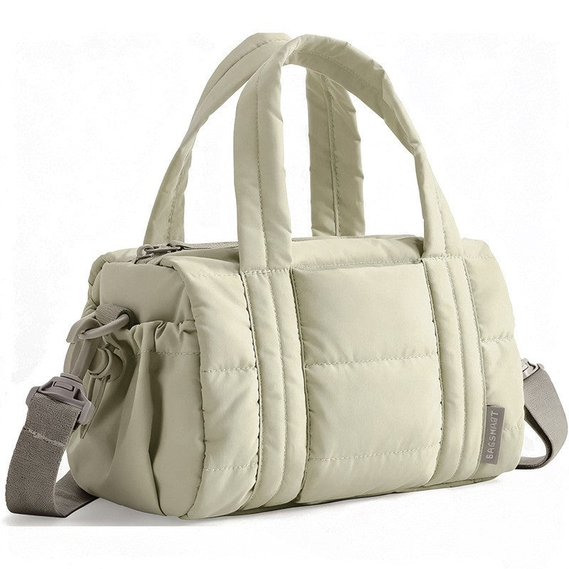 Fashionable Wearable Handbag with Flexible Carrying System Bowlift