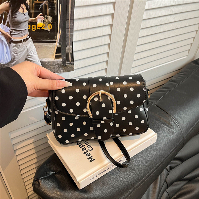 WoStylish Polka Dot Crossbody Handbag Bowlift