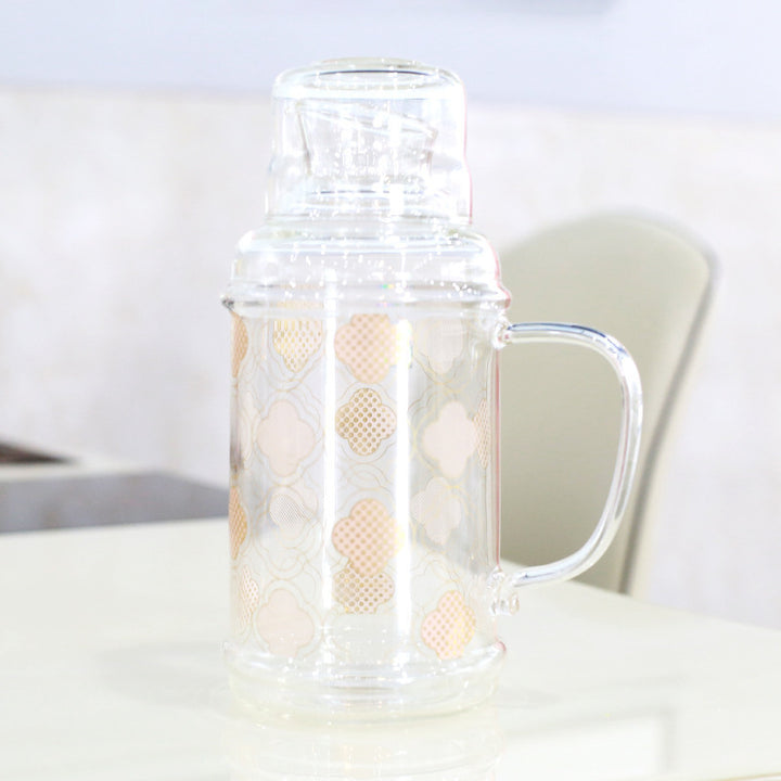 Ladies Glass Jug with enchanting Animal Motifs Bowlift