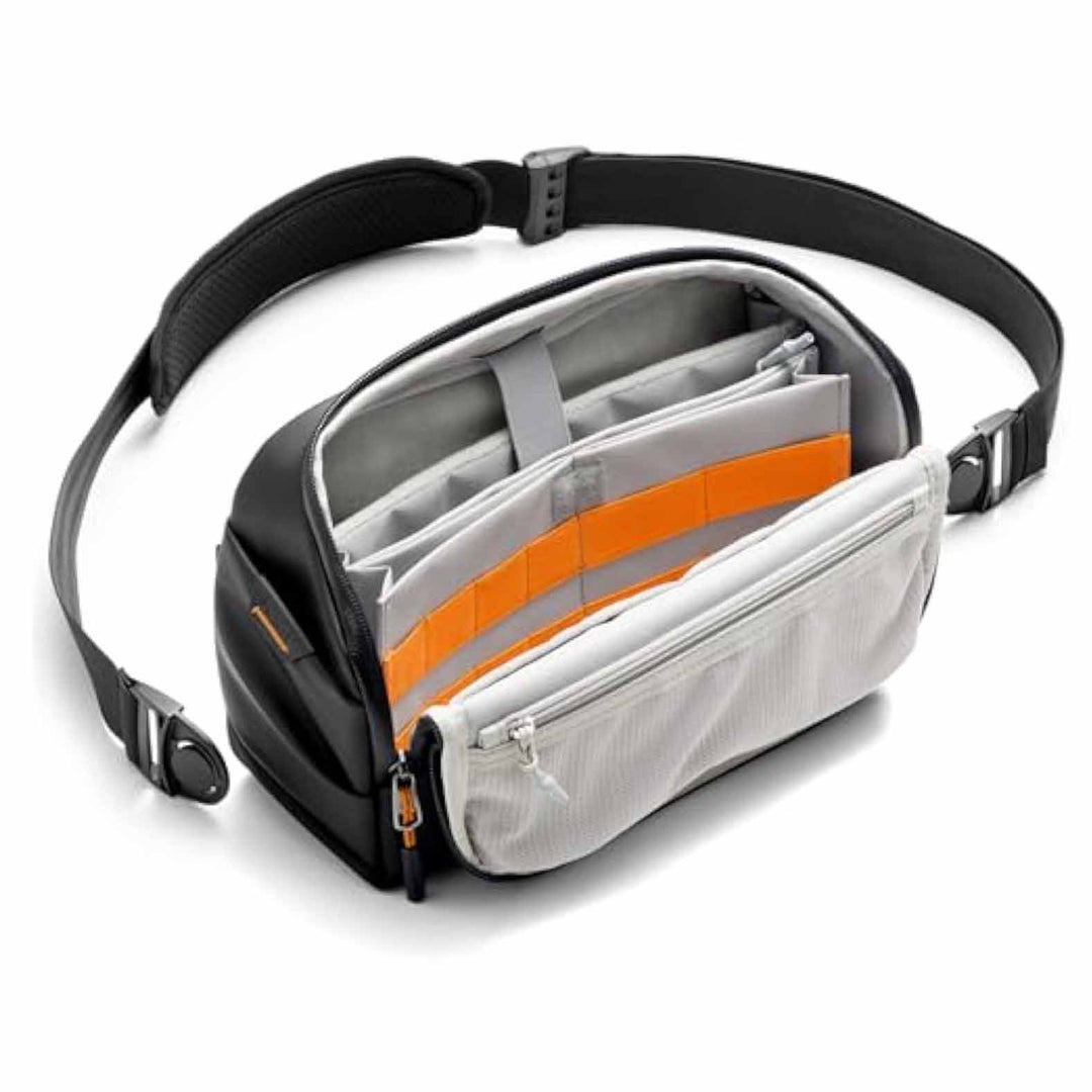 Multifunctional camera bag with separate compartments Bowlift