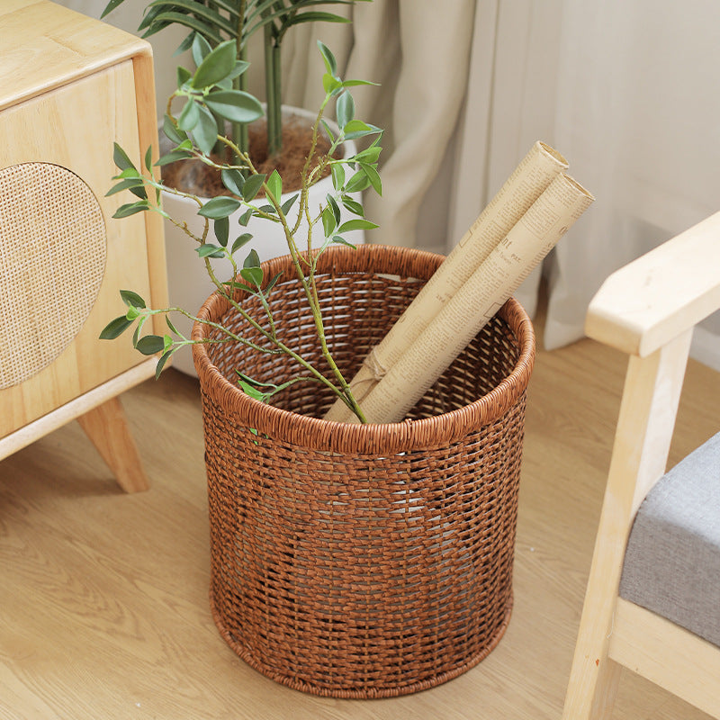 Unisex Handwoven Storage Container Made of Natural Material Bowlift