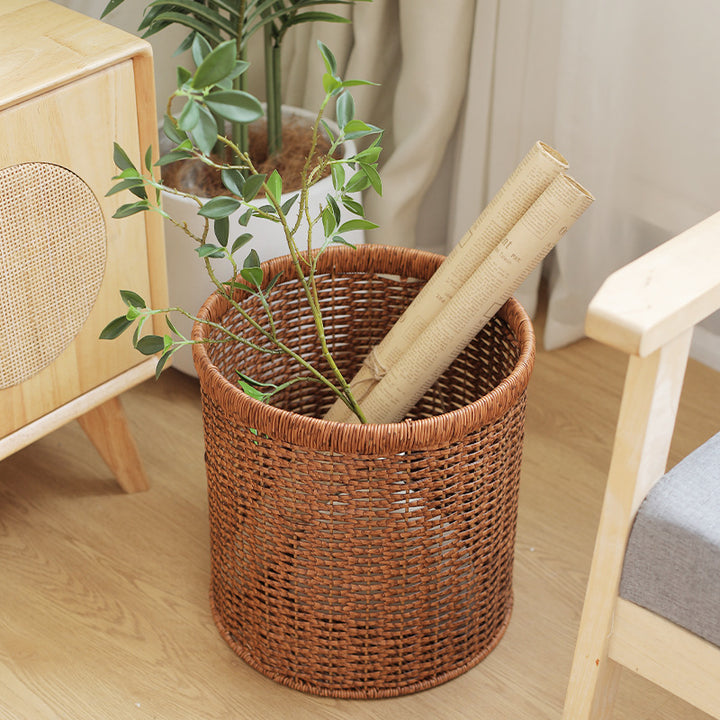 Unisex Handwoven Storage Container Made of Natural Material Bowlift