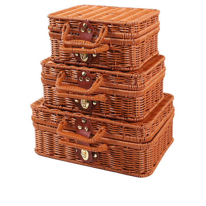 Chic Woven Storage Handbag Bowlift