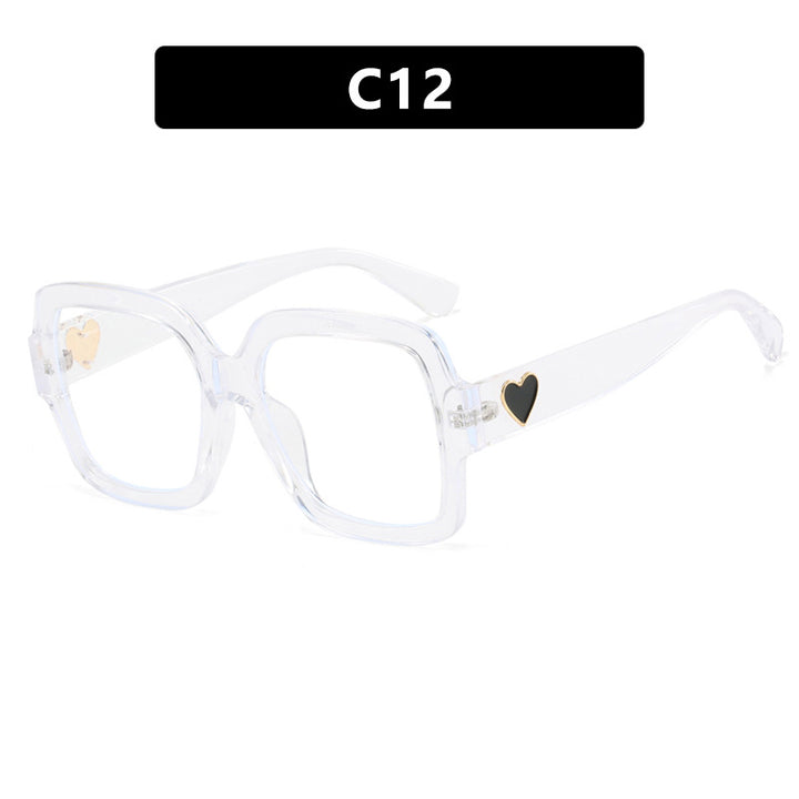 Women's square sunglasses with playful heart detail Bowlift