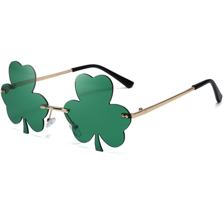 Statement Clover Shaped Sunglasses Bowlift