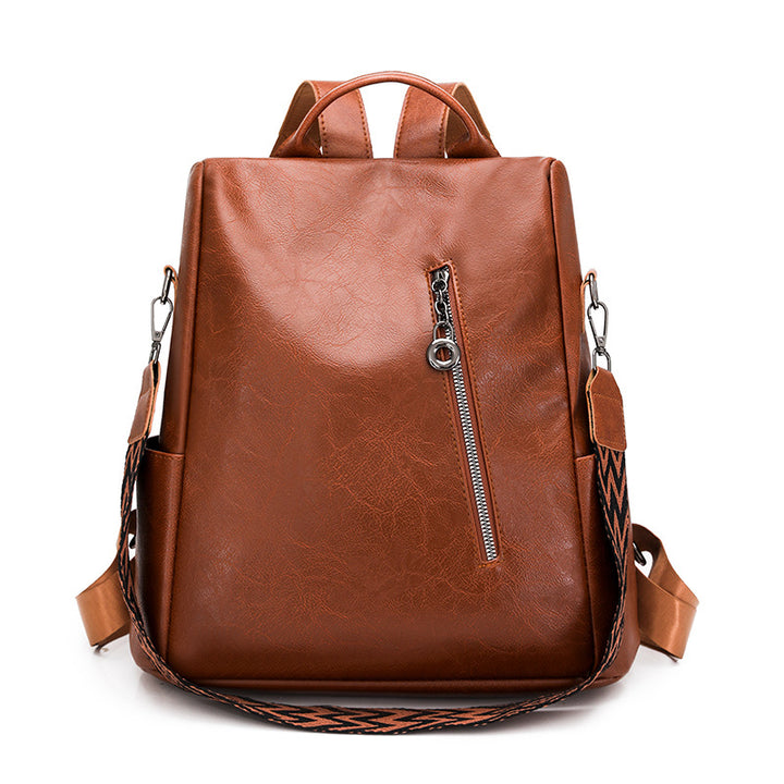 Elegant Faux Leather Backpack Bowlift
