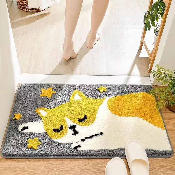 Fun Polar Bear Bath Mat Bowlift