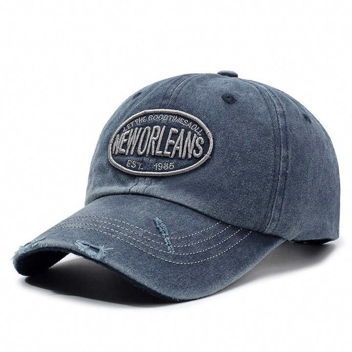 Women's Distressed Cotton Baseball Cap Bowlift 1784083760