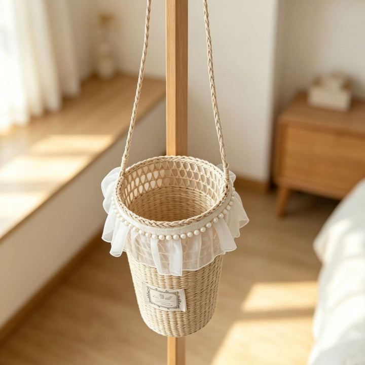 Decorative Woven Wall Planter Bowlift