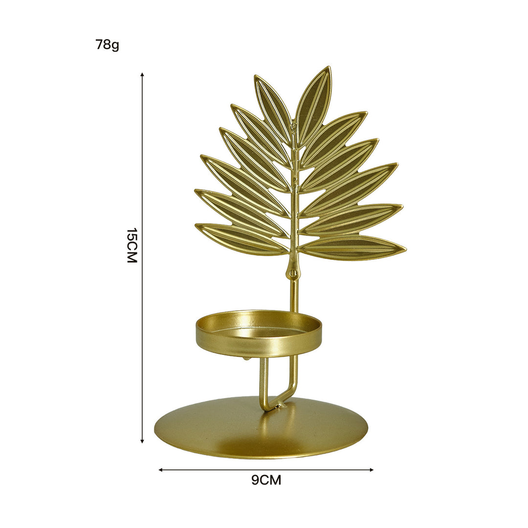 Leaf-shaped Candle Holder