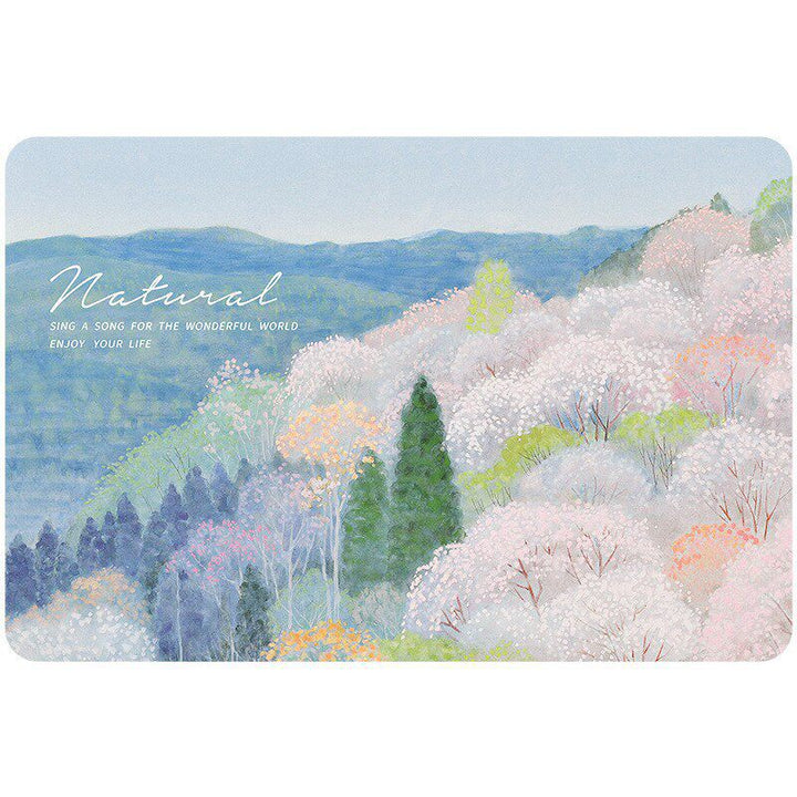Artistic Illustration Desk Mat