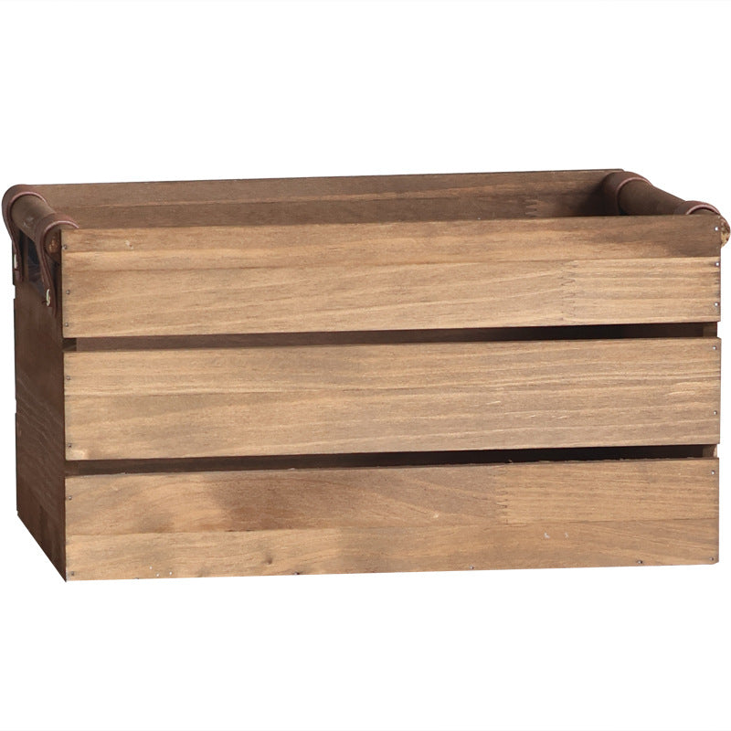 Robust storage basket made of wood Bowlift