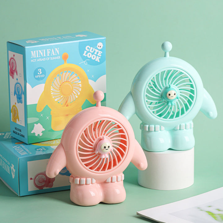 Unisex Fun Hand Fan in Creative Robot Design Bowlift