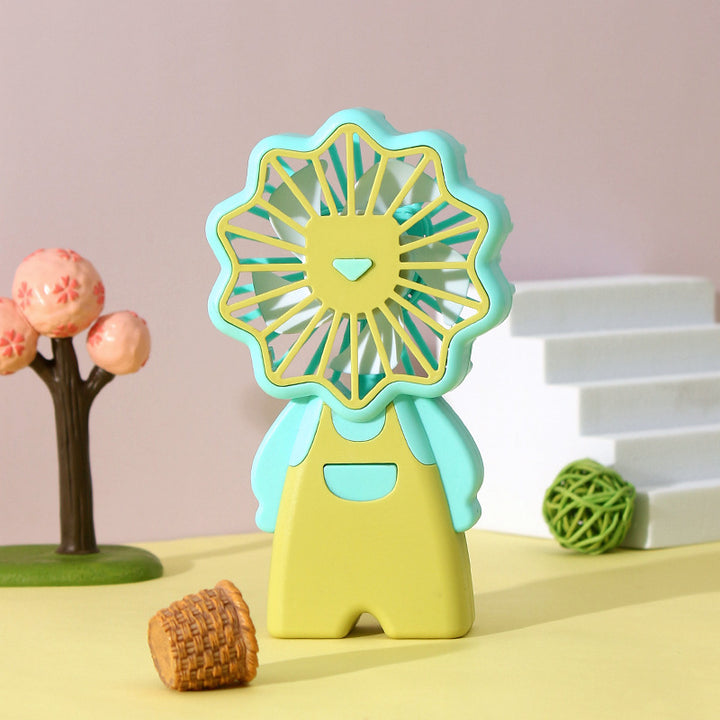 Ladies Portable Fan in Fun Flower Design Bowlift