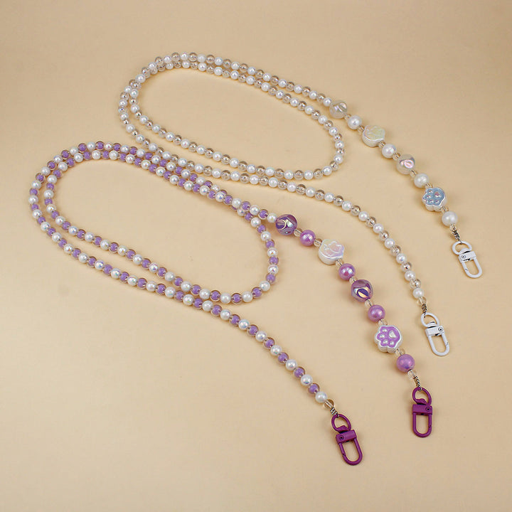 Elegant Pearl and Chain Necklace Bowlift