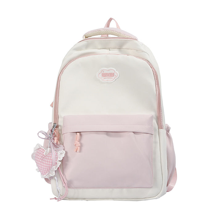 Cute Heart Design School Backpack