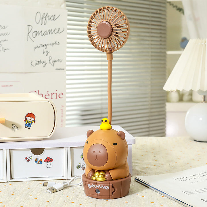 Women's Portable Mini Fan in Cute Bear Design Bowlift