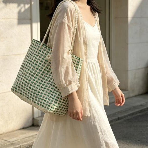 Handwoven shopping bag Bowlift