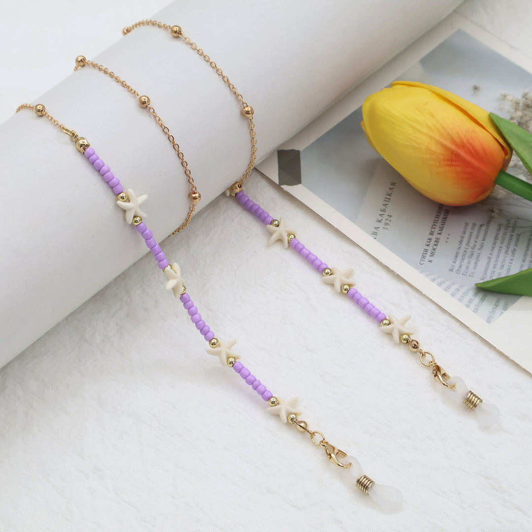Beach-Inspired Beaded Eyewear Chain Bowlift