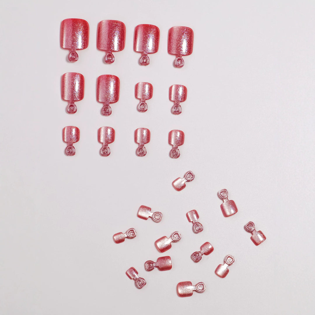 Decorative Glitter Press-On Nail Set Bowlift
